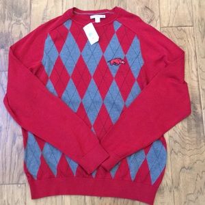 Cutter and Buck Arkansas Razorback sweater